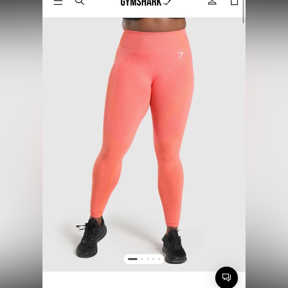 Pink Seamless Ribbed Leggings